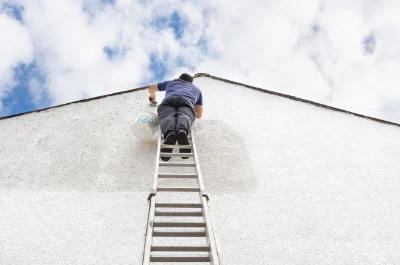 Peinture extérieure à la Ferrière-Airoux — façades et ravalement